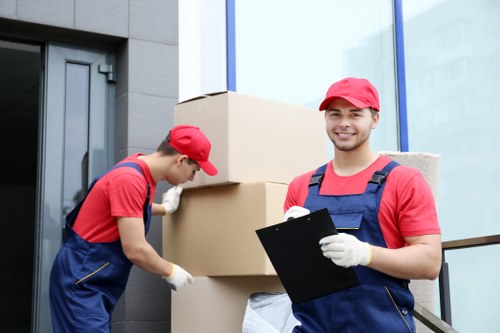 Removal team preparing items safely during a Waterloo house move