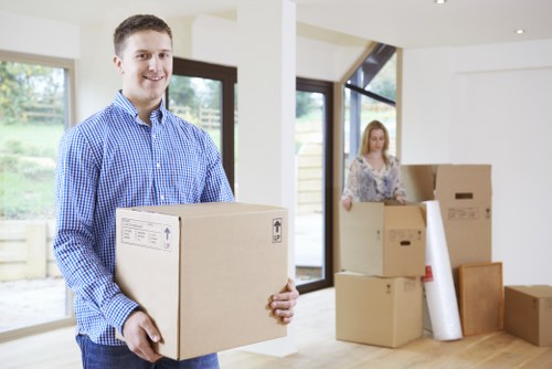 Office relocation with a removal van in Waterloo