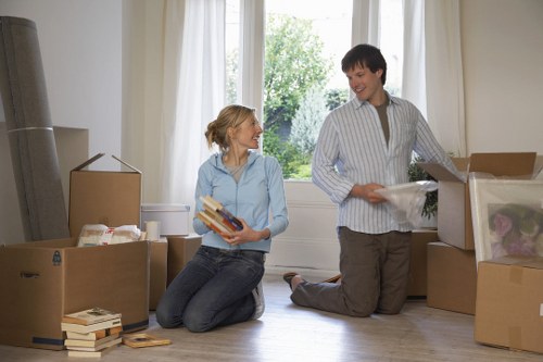 Furniture being loaded for removals in Waterloo