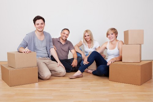 Clearance crew pricing a property move in a busy Waterloo area